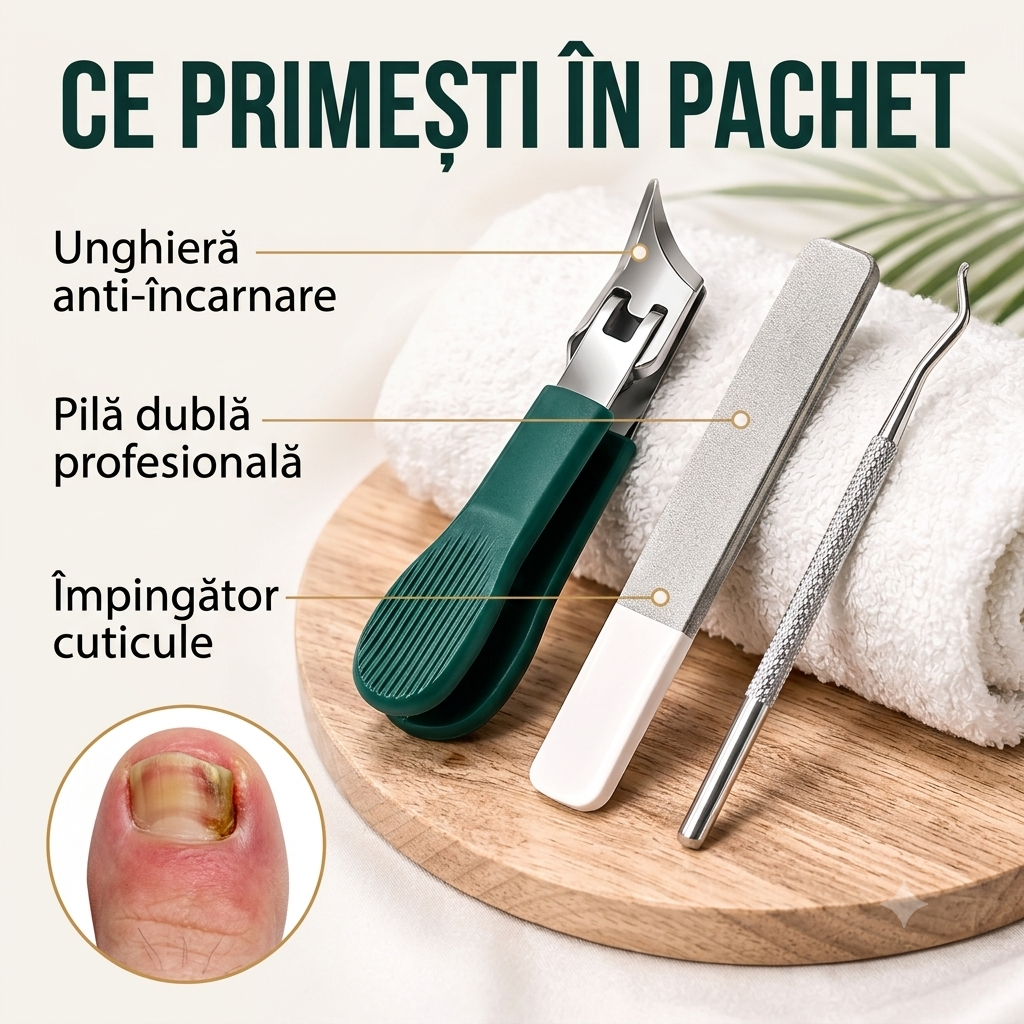 Kit Profesional pentru Unghii 3-în-1