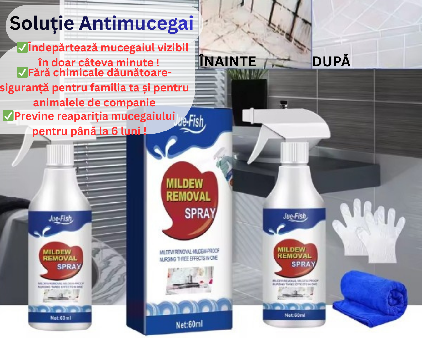 Soluție Antimucegai