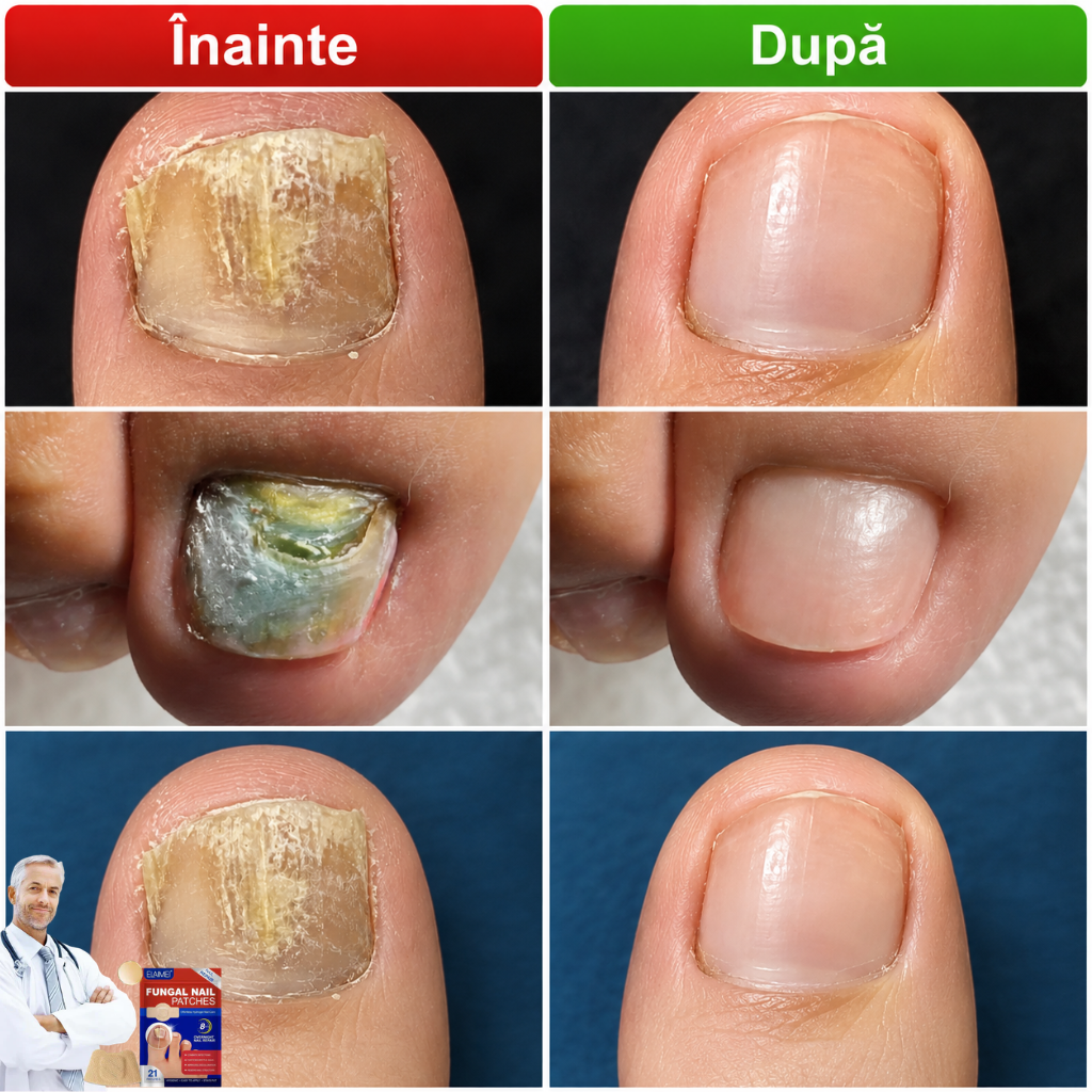 Plasturi medicinali pentru tratamentul unghiilor