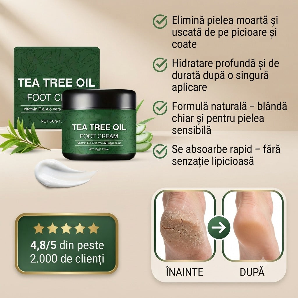 Cremă cu arbore de ceai