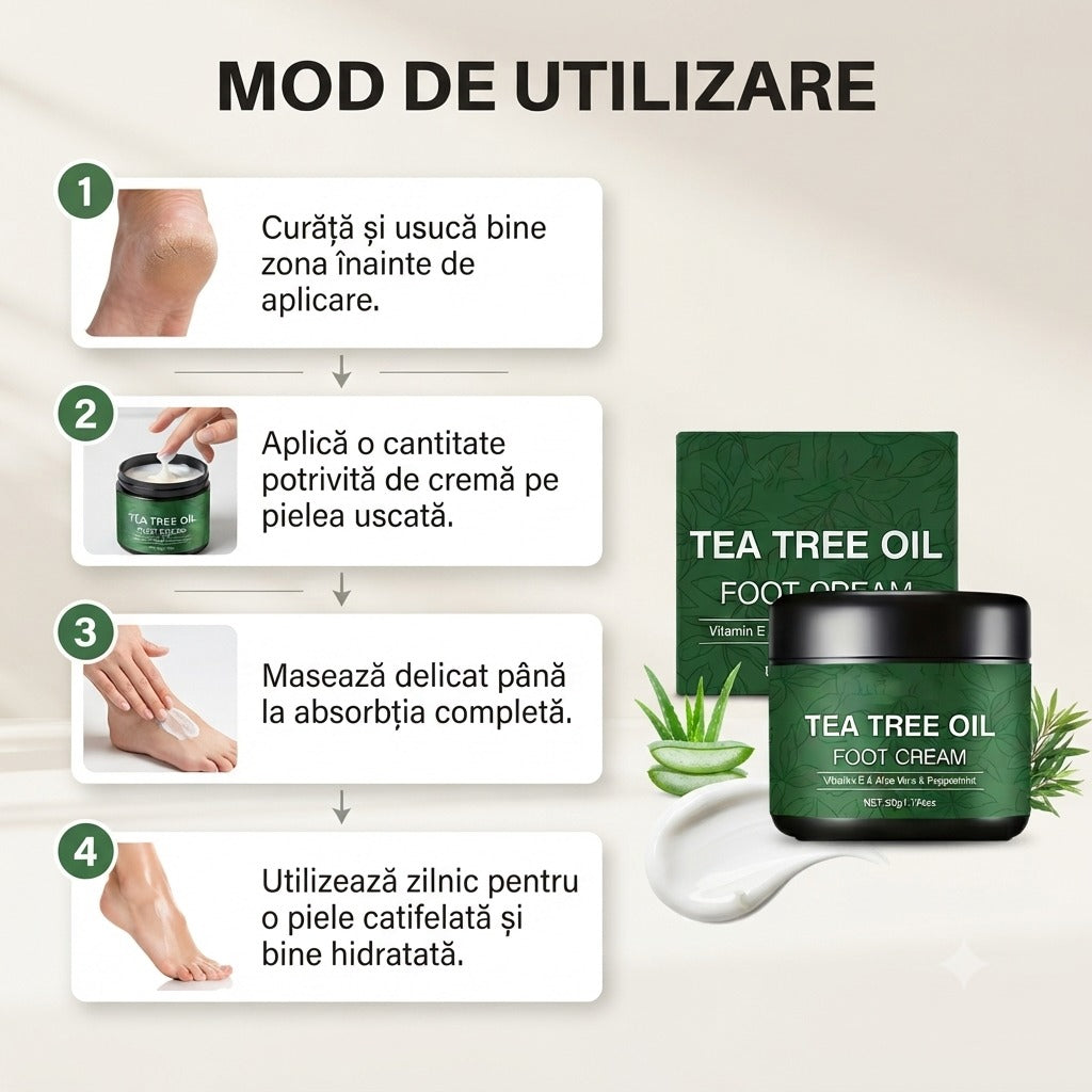 Cremă cu arbore de ceai